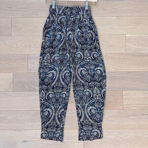 Maria Cher Besalu 100% Silk Floral Pant in XS
